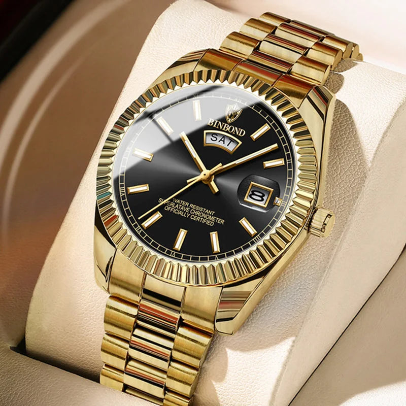 Gold Luxury DateJust Watch